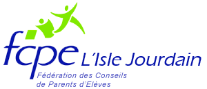 FCPE L'isle jourdain logo
